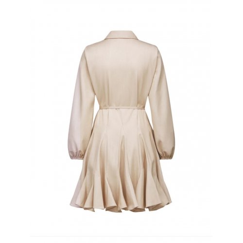 Fit & Flare Shirt Dress with Belt