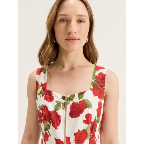 Rosa Vasette Zip Dress