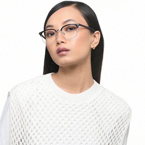 Dark Gunmetal Full Rim Clubmaster