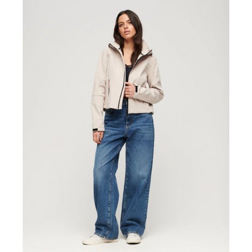 Hooded Soft Shell Trekker Jacket - Chateau Grey