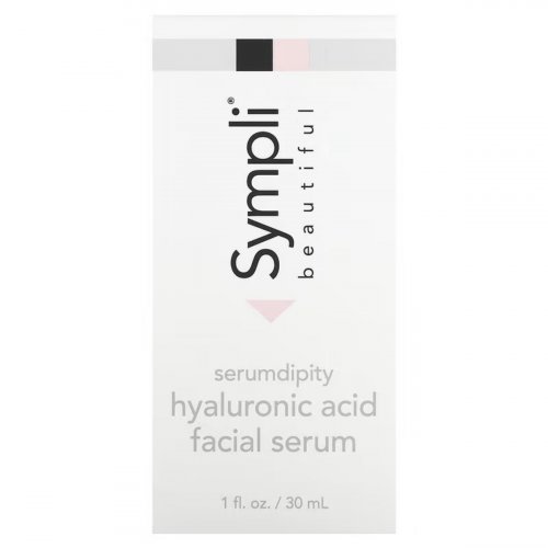  Sympli Beautiful, Serumdipity, Hyaluronic Acid Facial Serum, 1 fl oz (30 ml) 