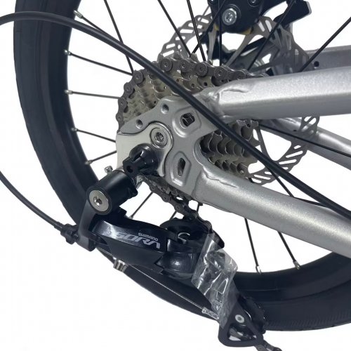 Rifle AK16 Foldable Bicycle | Mechanical Disc Brakes | 16 Inch | White