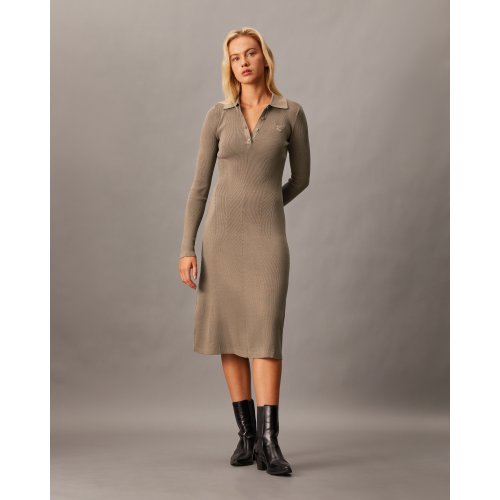  Fit & Flare <span style='filter: blur(2.5px);'>****</span> Polo Dress