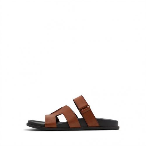 ALDO Christopher Men's Flat Sandals - Cognac