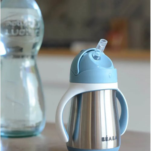 Beaba Stainless Steel Straw Cup 250ml