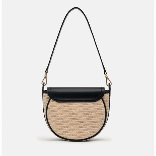  Crescent Shoulder Bag - Black 