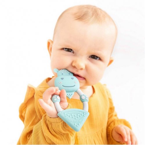 Cheeky Chompers Teething Toy - Chewy The Hippo