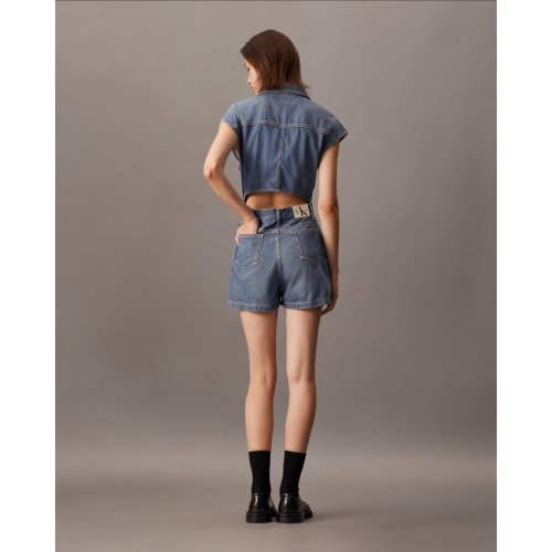  Linen Overall Shorts