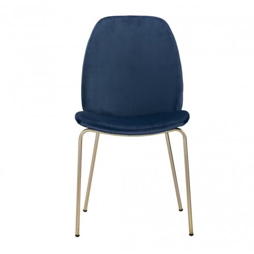 (As-Is) Anika Side Chair - Peacock (Velvet)