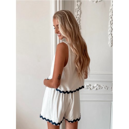 Solara Shorts - White Multi