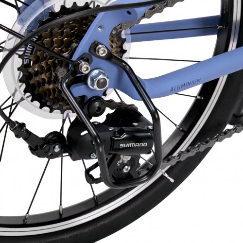 Folding Bike Fold 500 20 Inch 7 Speed - Indigo