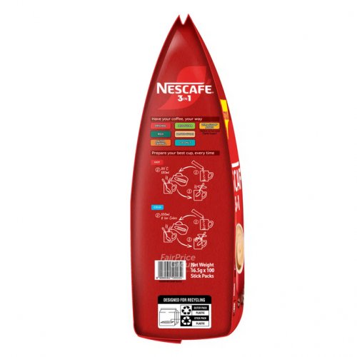 Nescafe 3-in-1 Instant Coffee (100s x 16.5g)