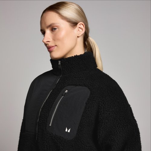 MP Women's Tempo Studio Borg Woven Jacket - Black