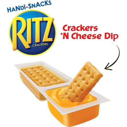 Handi-Snacks RITZ Crackers 'N Cheesy Dip Snack Packs, 20 Snack Packs 
