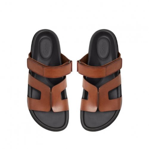 ALDO Christopher Men's Flat Sandals - Cognac