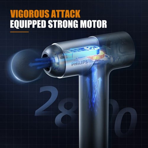 PHILIPS SPORTS MASSAGE GUN PPM7323BK/97