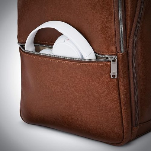  Samsonite Classic Leather Slim Backpack 