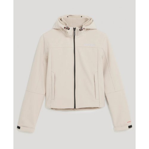 Hooded Soft Shell Trekker Jacket - Chateau Grey