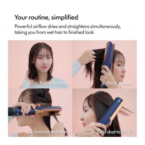 Airstrait™ Straightener (Ceramic Pink/Rose Gold)