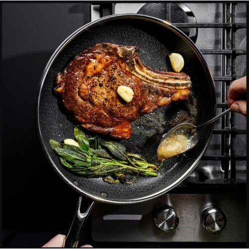 6 pc HexClad Hybrid Cookware Set w/ Lids 