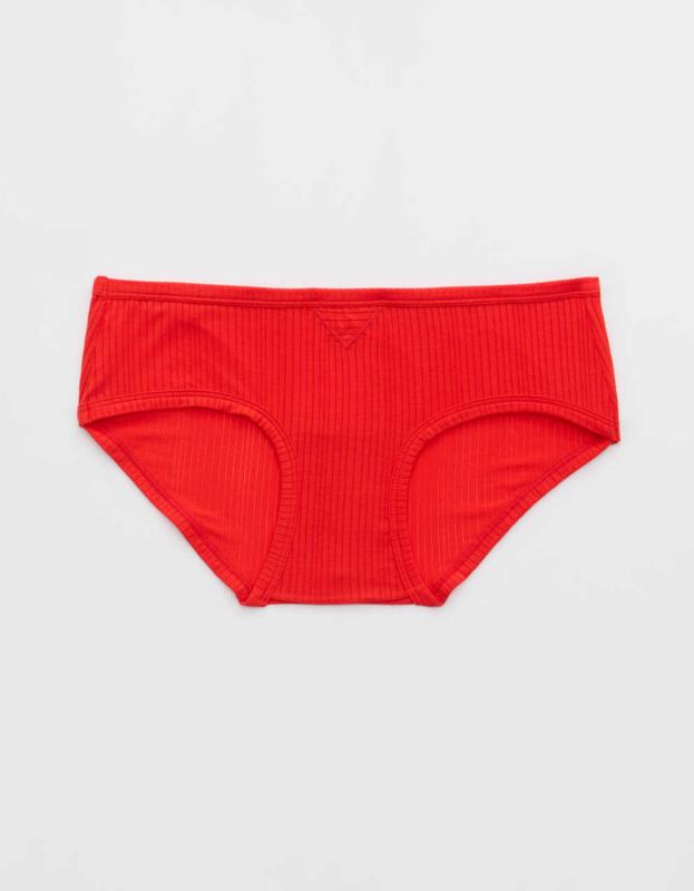Superchill Modal Rib Boybrief Underwear - Holiday Red, M 