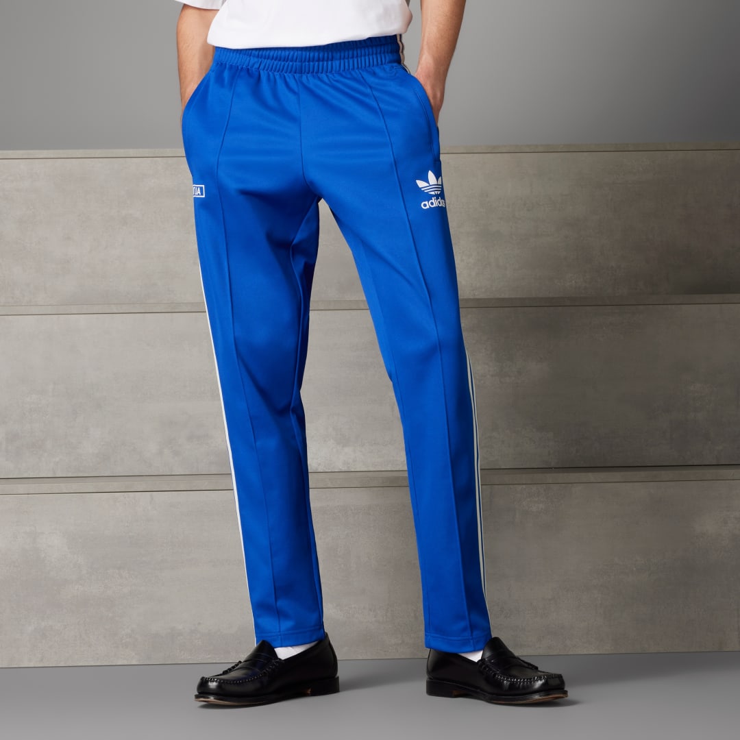 adidas Italy Beckenbauer Track Pants Football A/2XL Men Royal Blue