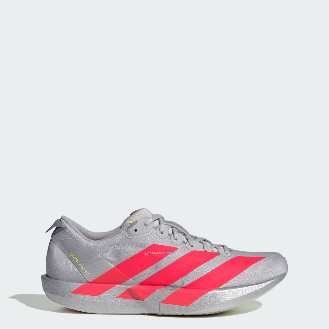 adidas Adizero Adios 9 Running Shoes Running 3.5 UK Women Grey / Lucid Red / Grey