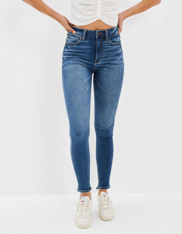 AE Next Level Super High-Waisted Jegging - Indigo Waters, 6 