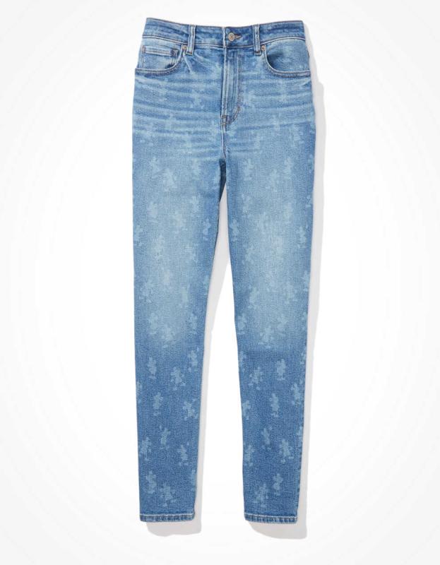 Disney x AE Mom Jean - Blue Powder, 00 