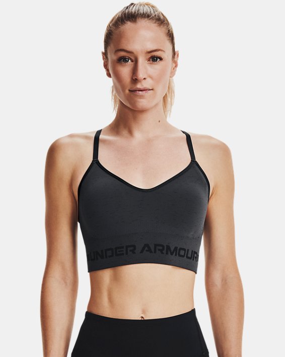 Women's UA Seamless Low Long Heather Sports Bra