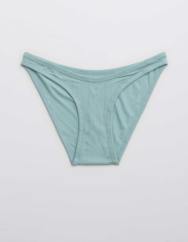 Superchill Modal Rib Bikini Underwear - Mint, S 