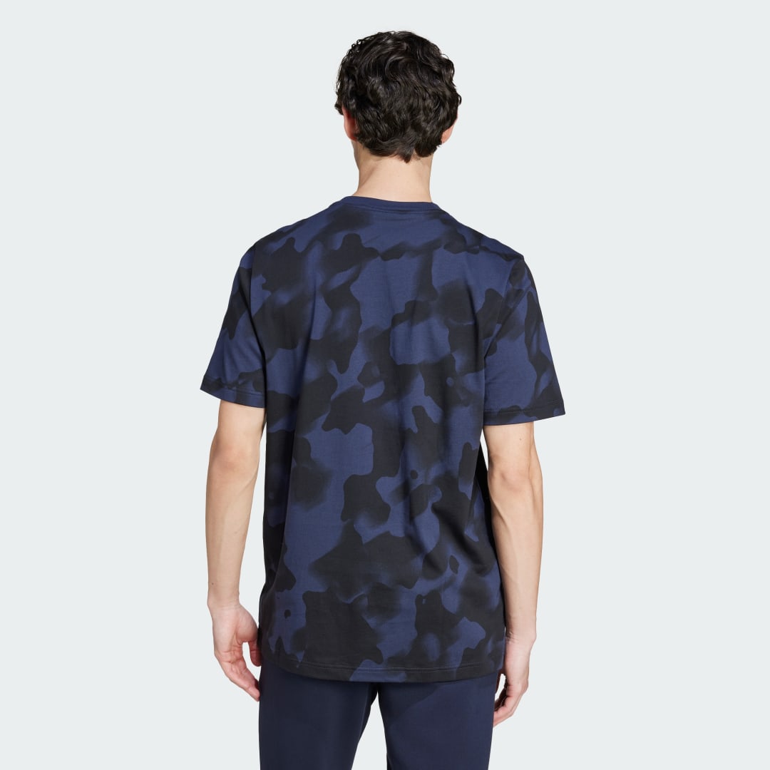 adidas Future Icons Badge of Sport Allover Print Tee Lifestyle S/S Men Multicolor / Legend Ink