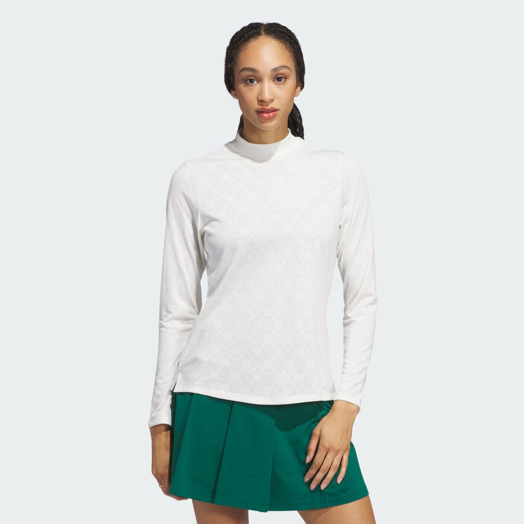 adidas Ultimate365 Tour HEAT.RDY Mock Golf A/M Women White