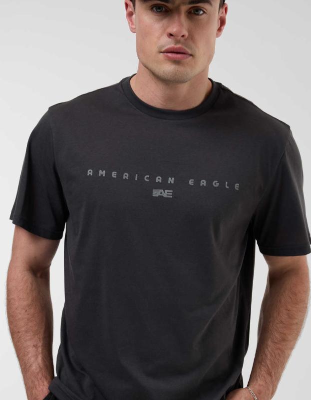 AE 24/7 Graphic SPF T-Shirt - Dusted Slate, M 