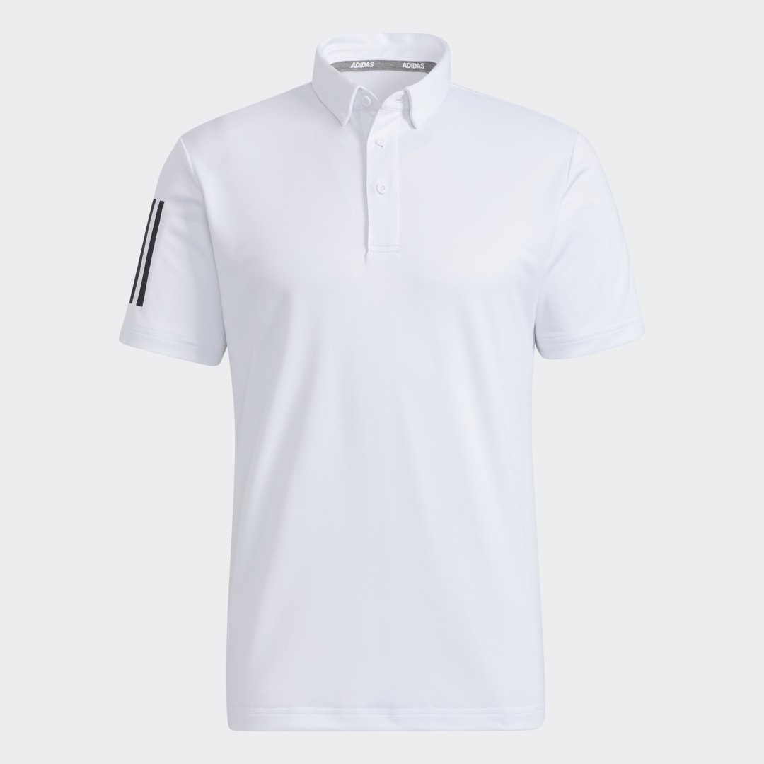 adidas AEROREADY Short Sleeve Polo Shirt Golf A/L Men White