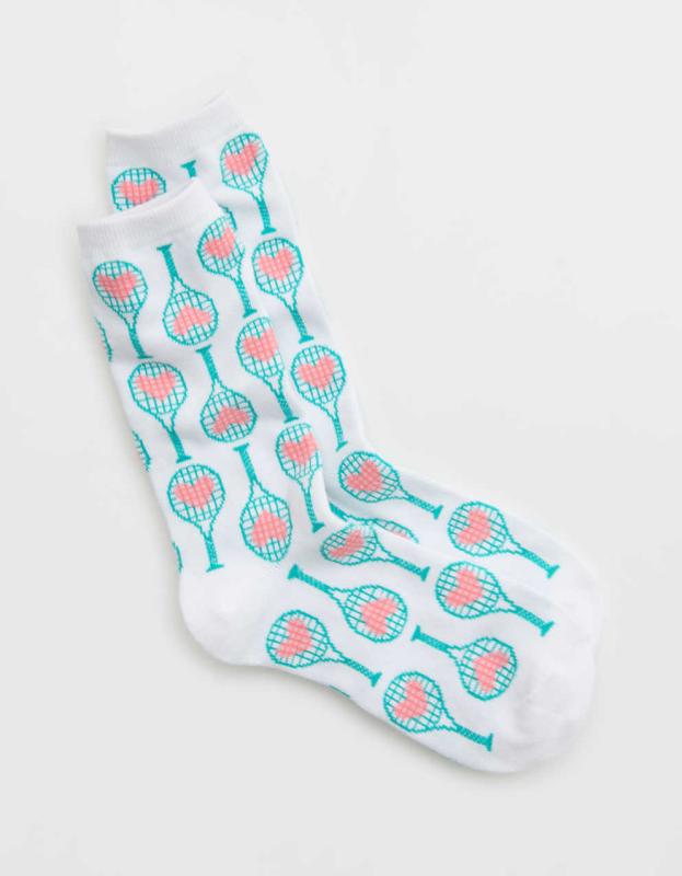 Aerie Real Soft® Crew Socks - Pale Teal, One Size 