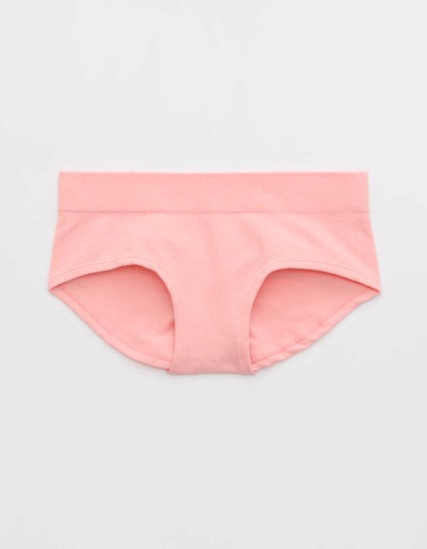 Superchill Cotton Seamless Boybrief Underwear - Pink Tint, XS 