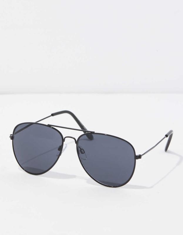 AEO Classic Black Sunglasses - Black, One Size 
