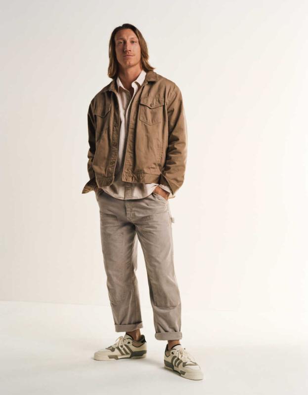 AE Flex Carpenter Pant - Stone, 31W x 30L 