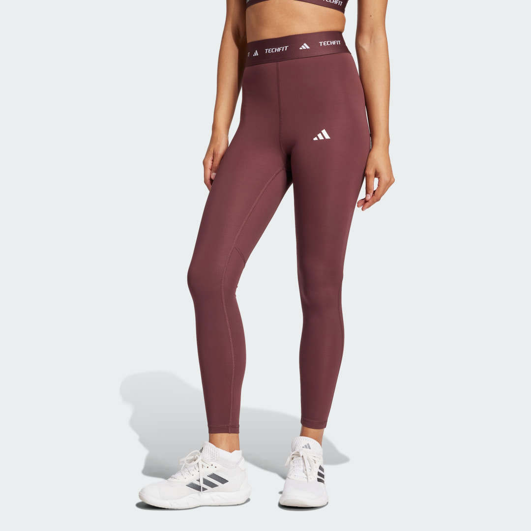 adidas TECHFIT 7/8 Leggings Training S Women Aurora Ruby
