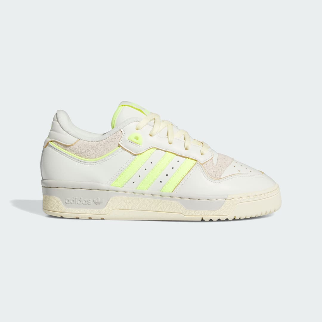 adidas Rivalry 86 Low Shoes Basketball 4 UK Women Ivory / Lucid Lemon / Easy Yellow