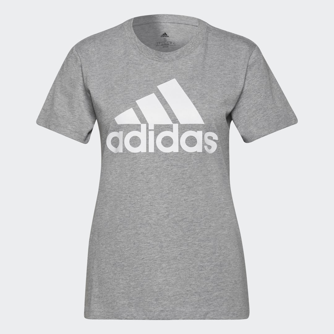 adidas Essentials Logo Tee Lifestyle A/L Women Grey / White