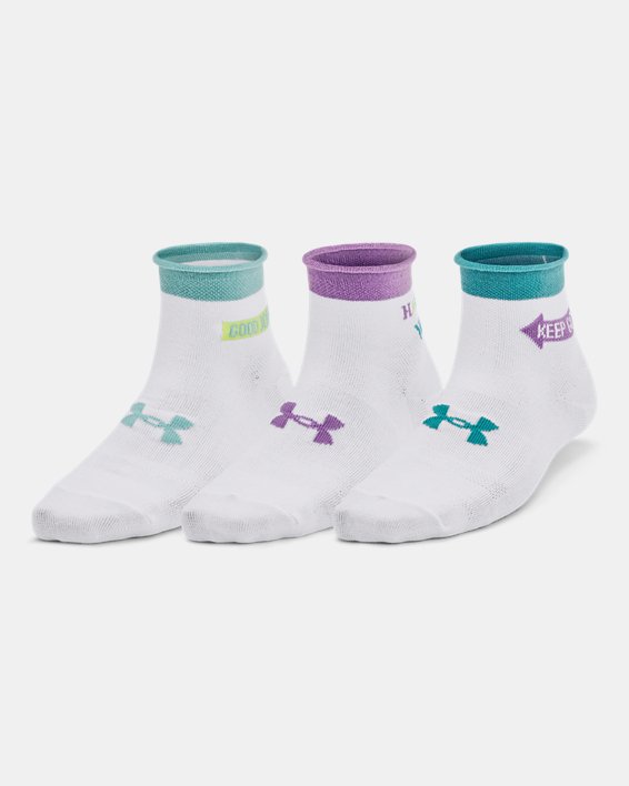 Women's UA Essential 3-Pack Quarter Socks