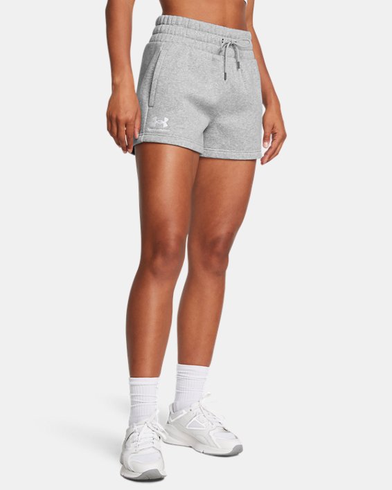 Women's UA Icon Fleece Boxer Shorts
