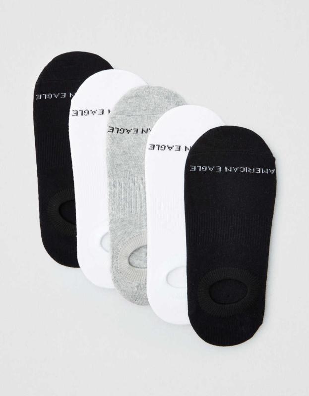 AE Invisible Socks 5-Pack - Multi, L 
