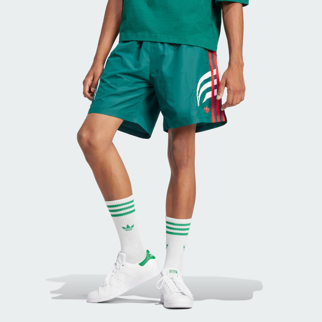 adidas Atlanta Shorts Lifestyle 3XL Men Green / White