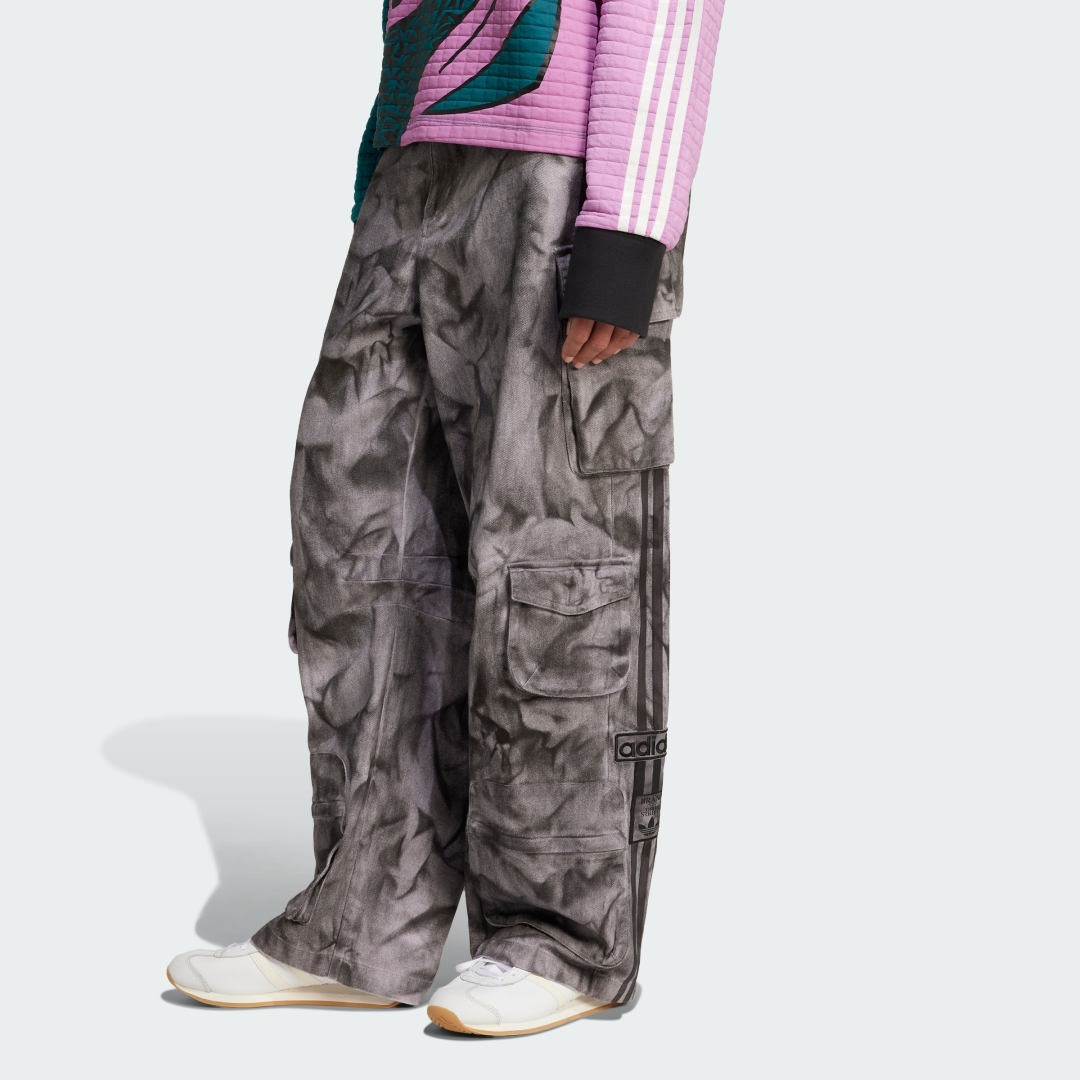 adidas Premium XXL Cargo Pants Lifestyle 20 Women Trace Grey / Silver Dawn