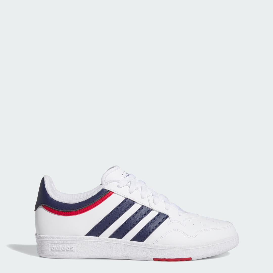 adidas Hoops 4.0 Shoes Basketball,Lifestyle 7 UK Unisex White / Dark Blue / Team Red 2