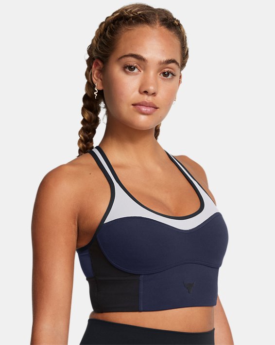 Women's Project Rock Infinity Mid Longline Lets Go Bra