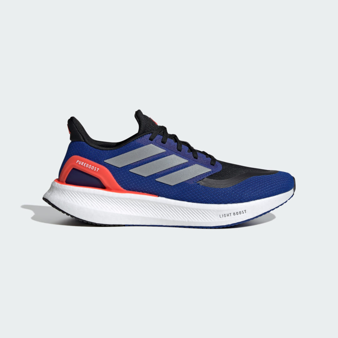 adidas Pureboost 5 Running Shoes Running 13.5 UK Men Royal Blue / Silver Metallic / Solar Red